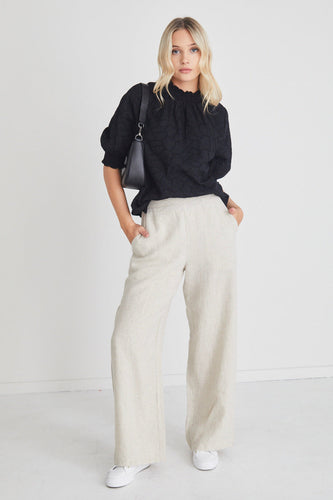 Re:Union - Constant Linen Pleated Waistband Pant